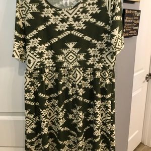 Tribal print dress
